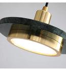 Axyaa Marble Pendant Lamp: Elegant Stone Light Fixture for Home Decor