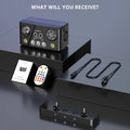 Axyaa RGB LED Beam Party Light Remote Control DJ Stage Projector