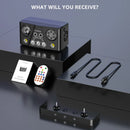 Axyaa RGB LED Beam Party Light Remote Control DJ Stage Projector