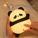 Axyaa Panda Silicone Night Light USB Rechargeable LED Timer Lamp Bedside Decor