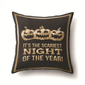 Axyaa Halloween Pumpkin Ghost Print Pillow Cover 45X45CM