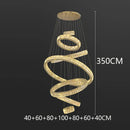 Axyaa Modern LED Pendant Chandelier Light for Staircase & Living Room