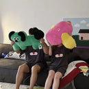 Axyaa Green Dog Love Hammer Throw Pillow Butt Cushion Cozy Sleeping Bed Pillow
