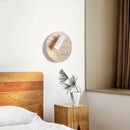 Axyaa Yellow Travertine Stone LED Wall Sconce Up Down Rotate Wall Light