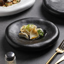 Axyaa Matte Ceramic Irregular Plate Set for Molecular Cuisine and Sushi Dining