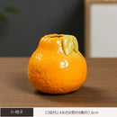 Axyaa Fruit Vase Series: Dragon Fruit Orange Mango Ceramic Vase for Living Room Decor