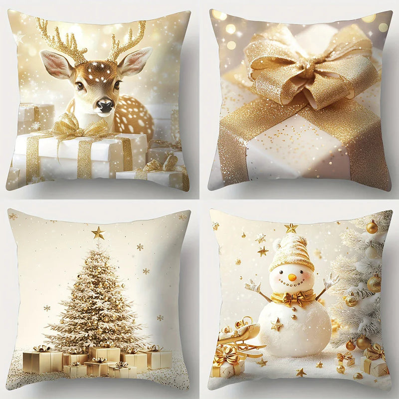 Holiday Pillowcase Set for Festive Home Decor by Axyaa