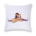 Axyaa Cute Girl & Puppy Everyday Life Pillow Case & Cushion Cover Cozy Home Decor