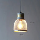 Axyaa Industrial Pendant Light Cement Metal Shade LED Hanging Lamp