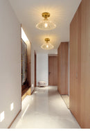 Axyaa Modern Glass Shade Ceiling Lights with E27 Holder