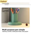 Axyaa LED Pen Holder Desk Lamp: Modern, Cute, Eye Protection, Office, Bedroom Lighting