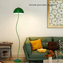 Axyaa Retro Cream Floor Lamp for Living Room Bedroom Study, Modern Minimalist LED Bud Vertical Lamp