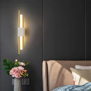Axyaa LED Marble Wall Lamp for Modern Living Room Bedroom Decor