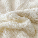 Axyaa Diamond Striped Plush Fleece Sofa Throw Blanket for Warmth & Comfort