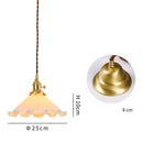 Axyaa Glass LED Pendant Lamp: Nordic Modern Home Indoor Lighting, Copper Hanglamp