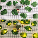 Axyaa LED Tropical Palm Leaves String Lights for Jungle Wedding Decor