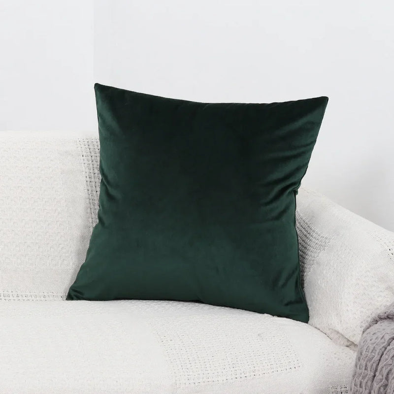 Velvet Nordic Pillow Cover Set for Home Sofa Living Room by Axyaa