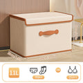Axyaa Plus Size Clothing Organizer Box with Lid for Quilts and Bedding