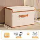 Axyaa Plus Size Clothing Organizer Box with Lid for Quilts and Bedding