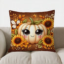 Cute Hedgehog Throw Pillow Cover for Sofa, Bedroom, Car - Axyaa Brand