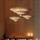 Axyaa Thai Umbrella Pendant Light | Wabi Sabi Style Restaurant Decor
