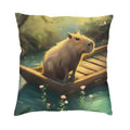 Axyaa Capybara Home Cushion Cover - Nordic Throw Pillow Cover