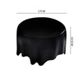 Axyaa Irregular Ceramic Dinner Plate Set for Sushi Pasta Desserts.
