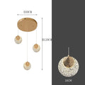 Axyaa Nordic Stair Chandelier Ceiling Light for Living and Dining Room