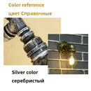 Axyaa Industrial Iron Pipe Wall Sconce for Bedroom, Bar, Restaurant, and Cafe