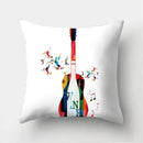 Axyaa Musical Note Cushion Cover for Home Decor - 40/45/50cm Pillowcase for Living Room