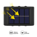Axyaa Solar LED Wall Light: Outdoor Sensor Lamp for Garden, Waterproof Streetlight