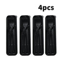 Axyaa PP Tableware Set - Knife, Fork, Spoon, Chopsticks with Portable Box