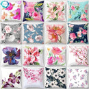 Axyaa Flower Butterfly Pattern Cushion Cover - Sofa Decoration Pillowcase