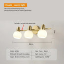 Axyaa Copper Spherical E27 Wall Lamp Indoor Attic Industrial Bedside Decorative Mirror Front Lamp