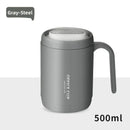 Axyaa Grey Creative Coffee Cup Large Capacity Portable Drinking Mug