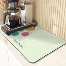 Easter Rabbit Print Kitchen Drying Mat Set by Axyaa