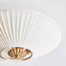 Axyaa Retro Pleated Fabric Ceiling Lights | Antique Style High-end for Living Room Bedroom