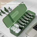 Axyaa Cable Organizer Box with 7 Compartments for Home & Travel