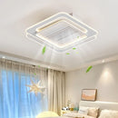 Axyaa Bladeless Fan Lamp: Intelligent Modern Ceiling Fan for Bedroom & Living Room
