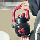 Axyaa Big Belly Water Bottle with Handle and Tea Filter