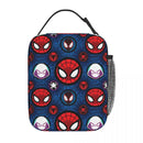 Axyaa Spider Man Lunch Bag: Insulated Portable Cooler for Travel