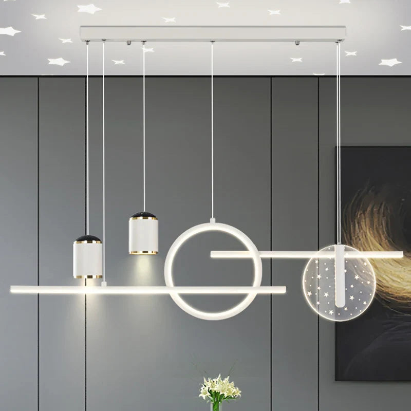 Modern Nordic Chandeliers by Axyaa- Indoor Dining Room Pendant Lighting