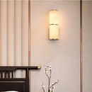 Axyaa Marble Wall Sconce LED Copper Gold Modern Wall Lamp for Bedroom & Hotel