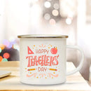 Axyaa Teacher's Day Enamel Handle Coffee Cup - Appreciation Gift for Educators