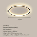 Axyaa LED Ceiling Lamp: Modern Ultrathin Light for Living Room, Bedroom, Study, Balcony