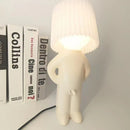 Axyaa Pleated LED Table Lamp for Creative Reading Lighting in Bedroom