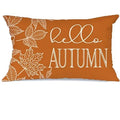 Axyaa Fall Pumpkin Maple Leaf Pillowcase Decoration - 40X60cm