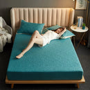 Axyaa Antibacterial Waterproof Mattress Protector - Padded, Non-Slip, Urine-Proof Cover