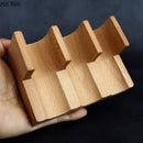 Axya Wooden Sushi Display Plate: Molecule Cuisine Rack for Restaurant & Specialty Display