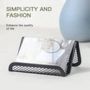 Axyaa Mesh Business Card Holder Stand Desktop Display Organizer 12 Pack Black